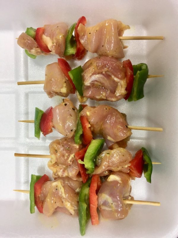 pincho de pollo mini